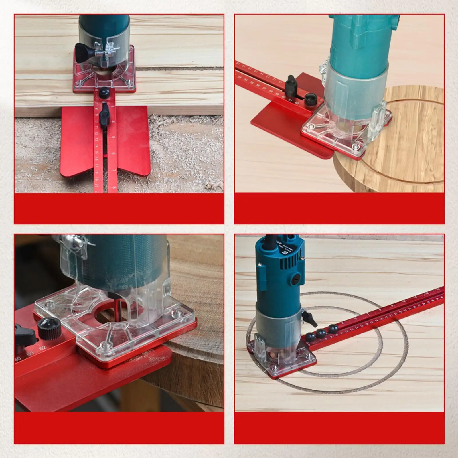 Router Frezen Groefbeugel Stevige metrische kast Hardware Jig