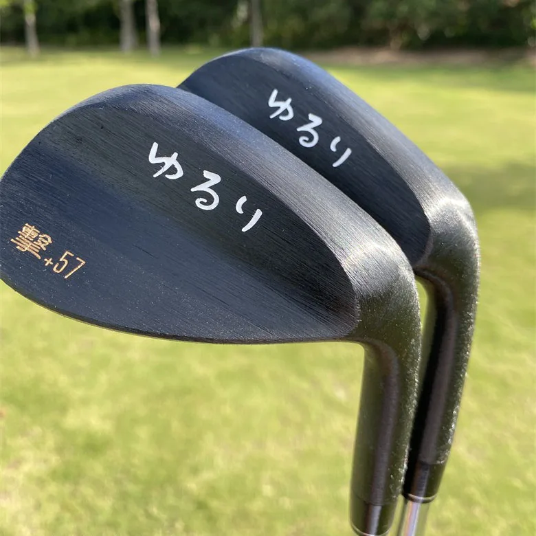 

Golf Wedges with Steel Shaft, Yururi Raw Gekku, Forged 49 53 57 61 Degree, Golf Clubs, Sand Wedges