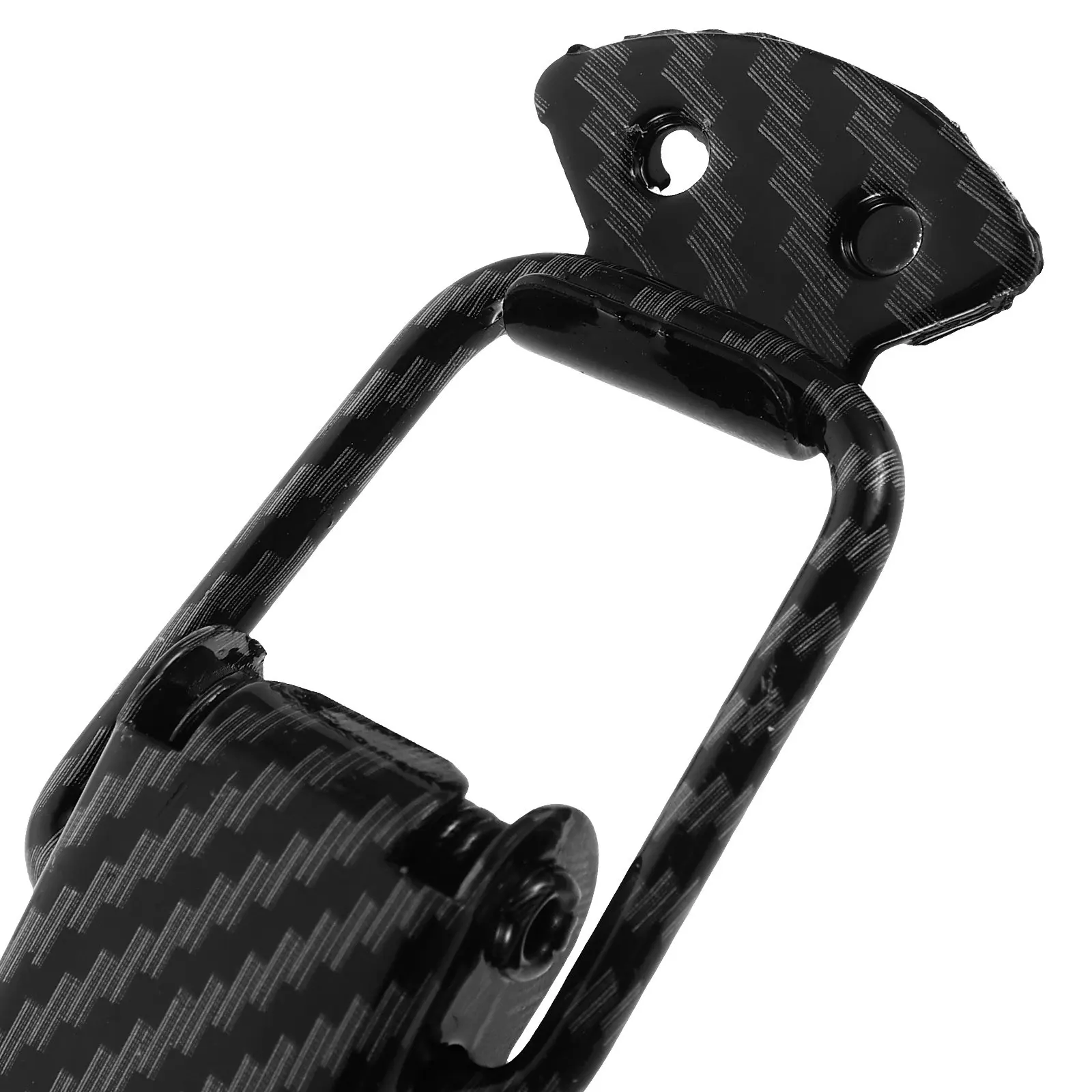 2Pcs Automotive Trunk Lock Carbon Fiber Modification Lock Car Bumper Repair Clip Decorative Bumper Fasteners Black
