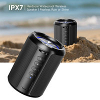 Ortizan X9S Wireless Bluetooth Speaker ,IPX7 Waterproof, RGB Lights