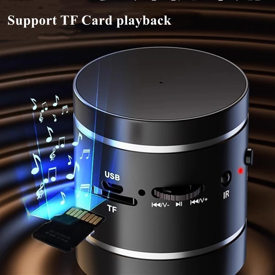 Adin Portable Bluetooth Vibration Speakers With Fm Radio Remote Control Vibro Speaker Wireless Subwoofer Bass Speaker For Phone