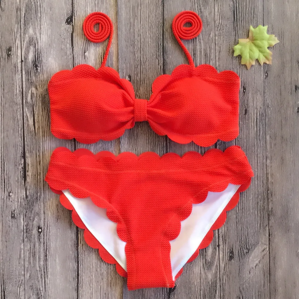 Maillot de bain brésilien pour femmes, Sexy, couleur unie, vêtements de plage, été, 2023