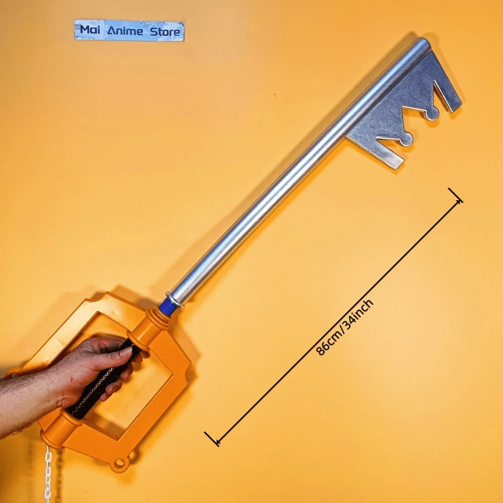 86cm 킹덤 하츠 카타나 소라 검 실제 크기 카타나 오리지널 사무라이 애니메이션 코스프레 소품 PU 닌자 나이프 세이버 무딘 칼 장난감 선물