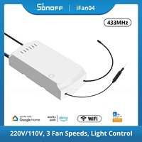 SONOFF IFan04 Smart Ceiling Fan Light Switch Controller ESP WiFi RM433R2 Control support Alexa Google eWeLink Alice Home