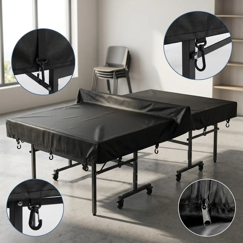 For table Tennis Cover 420D Oxford Fabric 284x173CM Waterproof Dustproof Snowproof Sun Resistant for Year Round For table Safety