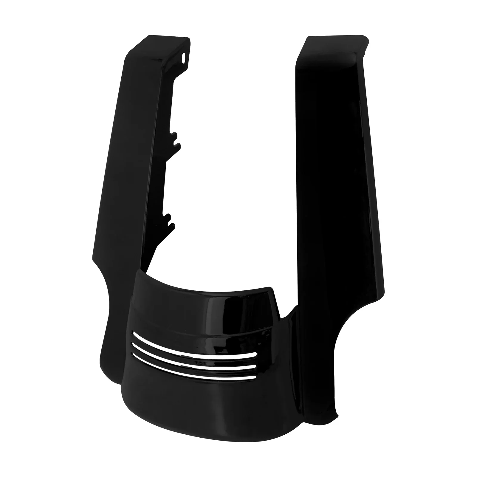 Motorcycle Rear Extension Fender Gloss Black 5" Stretched For Harley Touring Electra Street Road Glide CVO Ultra Classic 2014-23 - Image 2