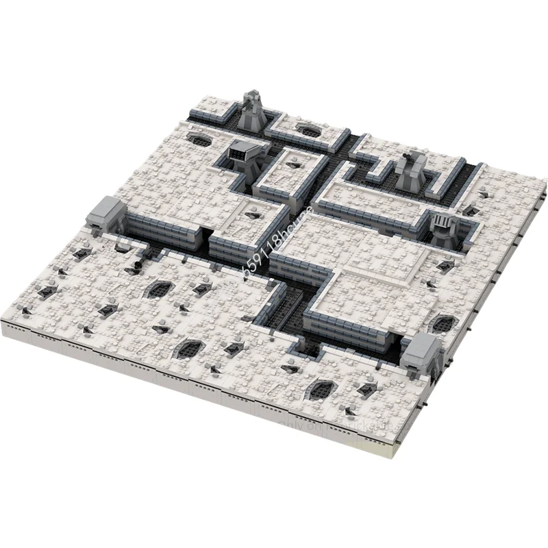 

9004pcs MOC Star Battle Modular Streetscape Trench System Model Building Toy Blocks Christmas Gifts Construction Idea Education