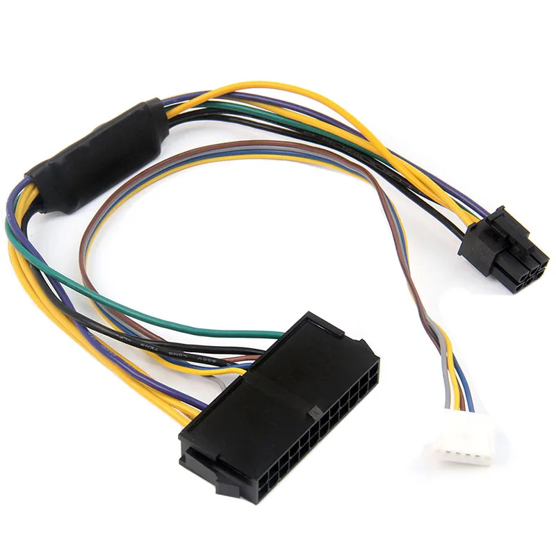 30CM Modular Power Supply Cable ATX 24Pin 24 Pin Female to 6Pin 6-Pin Male 6Pin Connector for HP Elite 8100 8200 8300