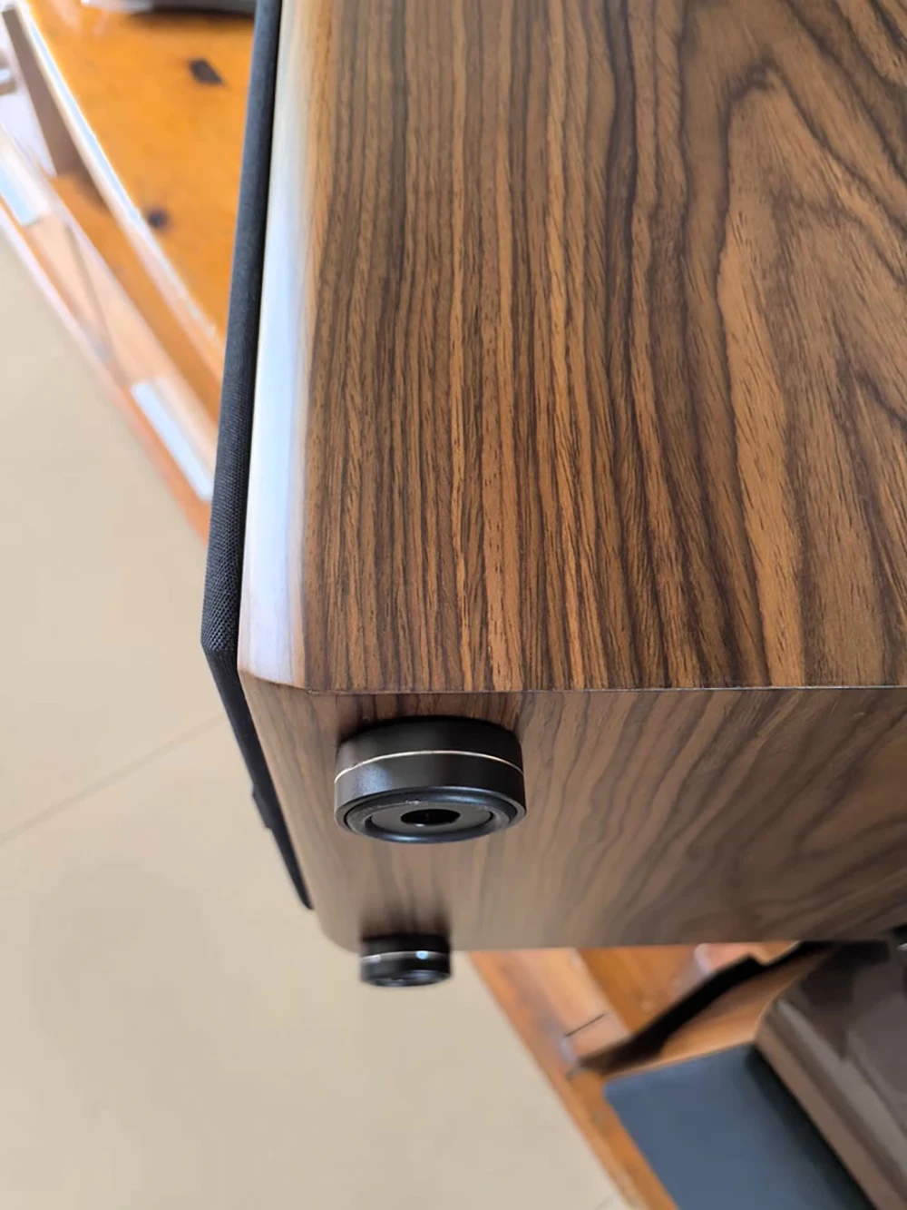4 stücke 40x20 m CNC Gefräste Aluminium Verstärker Füße Stoßdämpfer Plattenspieler Füße Audio CD HIFI Isolation Füße pad AMP CD Plattenspieler – Detail 1