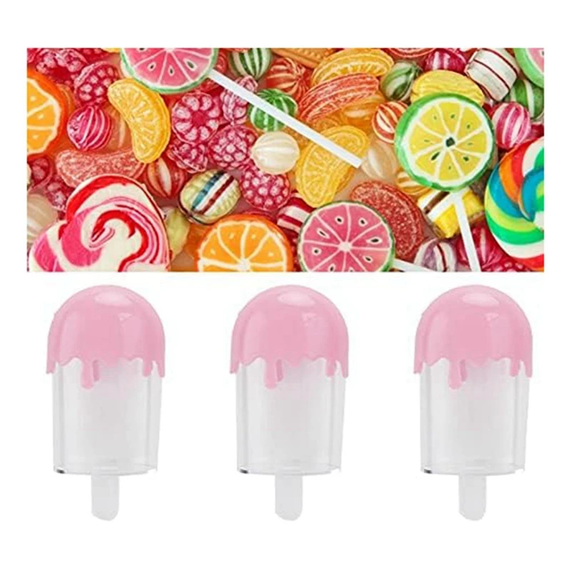 12Pcs Ice Cream Shape Candy Box,Case Container,Party Favors And Gifts, Candy Case Container Wedding Party Supplies Easy Install