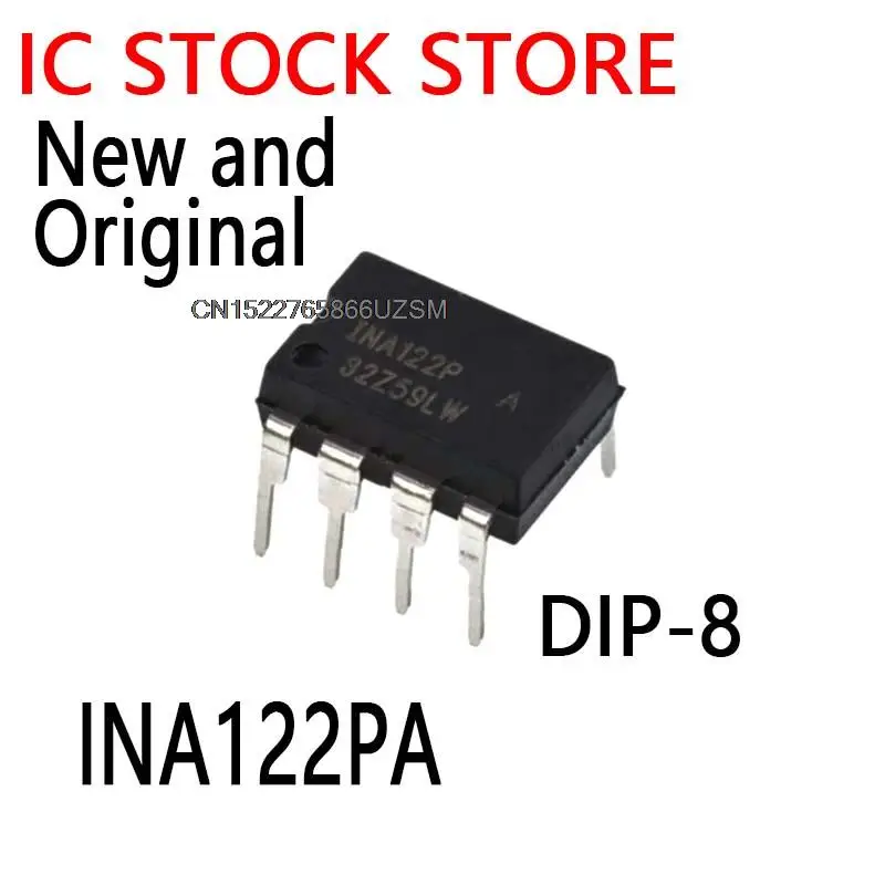 1PCS New and Original DIP-8 INA122P INA122 122PA IC OPAMP INSTR 120KHZ INA122PA