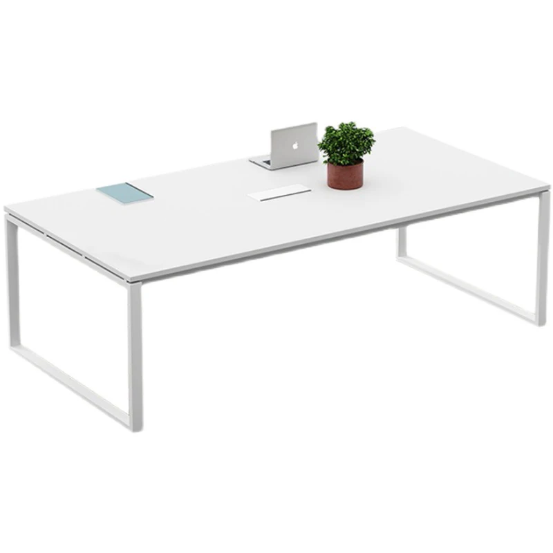 Commercial Office Furniture Wooden Modern Conference Room Desk Home Meeting Table White Conference Table