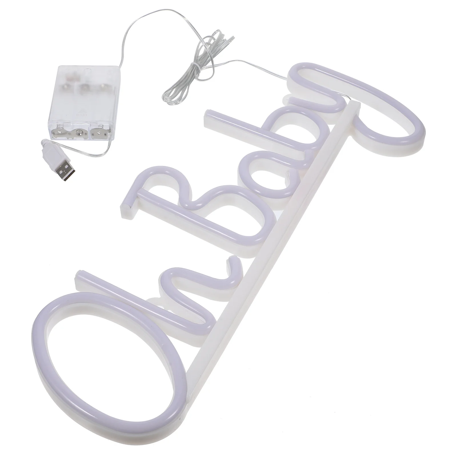 النيون ديكور LED مصباح حزب ضوء ديكور غرفة داخلية USB بالطاقة أضواء النيون لحفل زفاف عيد ميلاد الطفل #3