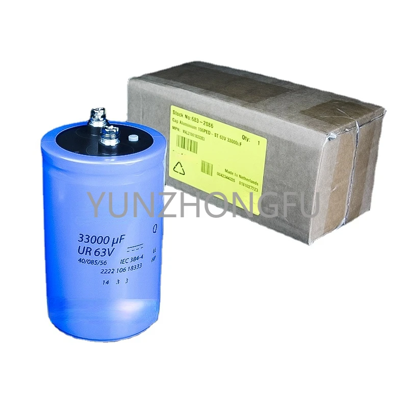 33000uF 63V 106 series post filter electrolytic capacitor 65x105mm