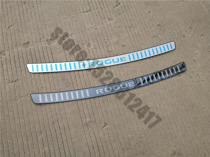 

Car Styling Stainless Steel Rear Bumper Protector Sill Trunk Tread Plate Trim For 2014- 2021 Nissan Rogue T32 Rear