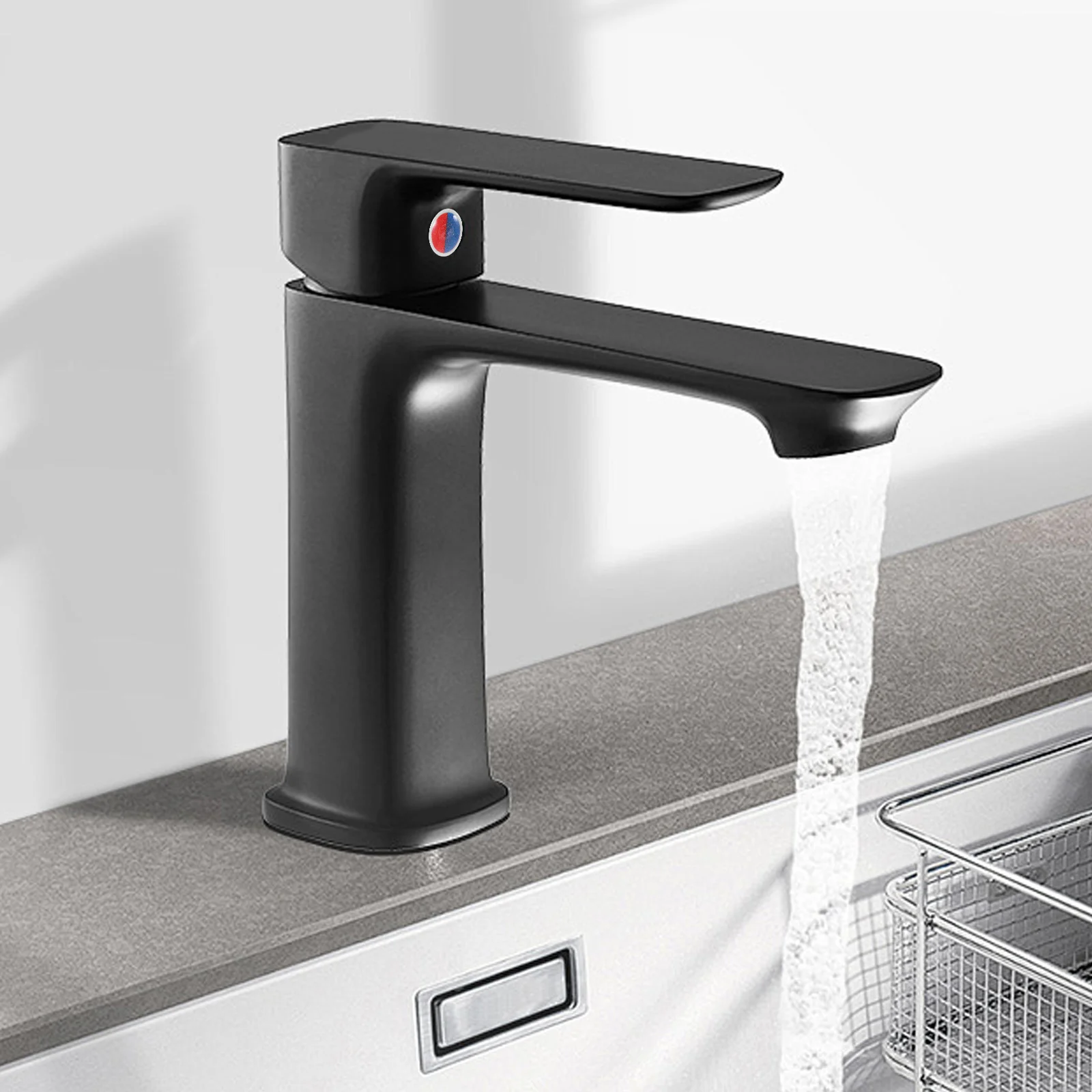 

24pcs Hot Cold Indicator Button Faucet Handle Replacement Parts Water Temperature Sign Labels For Bathroom Sink Shower Tap