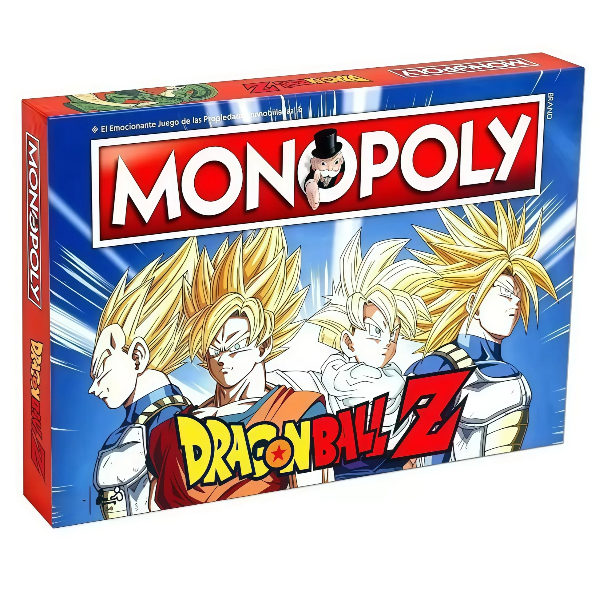 Juego de Mesa Hasbro Monopoly Edición Dragon Ball Z, Fichas Coleccionables de Z Fighter y Moneda Zeni |   Juego Familiar para 2-6 Jugadores
