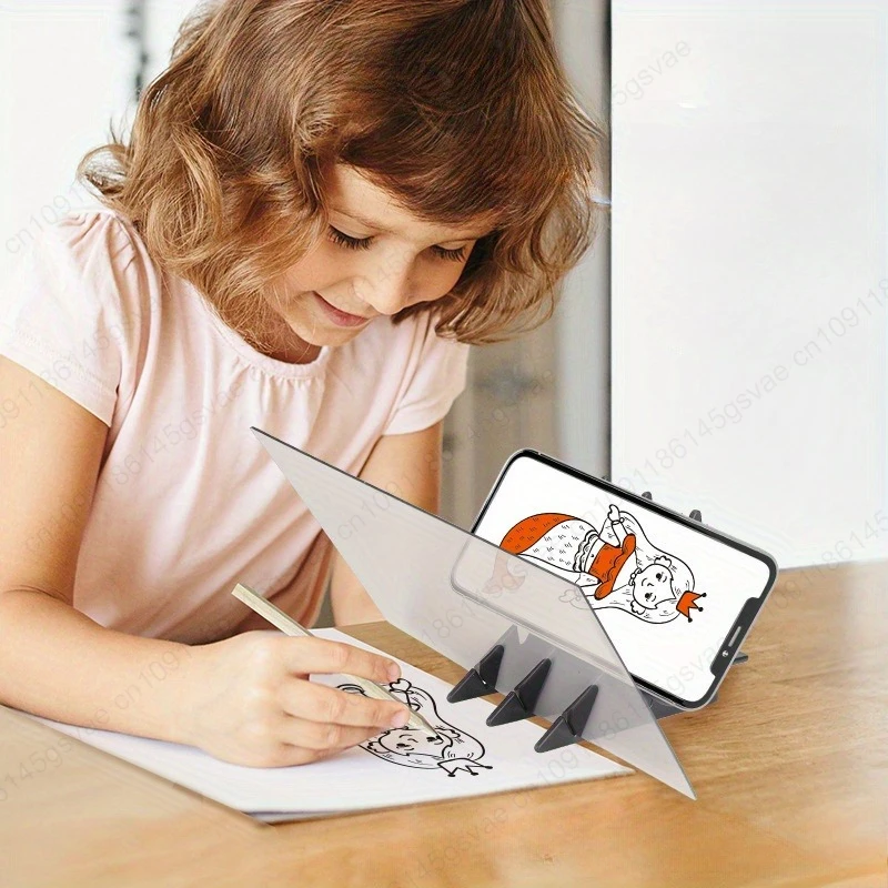 Planche de copie de dessin de Projection pour enfants, projecteur de peinture, planche de traçage, croquis, réflexion spéculaire, support de gradation, jouets