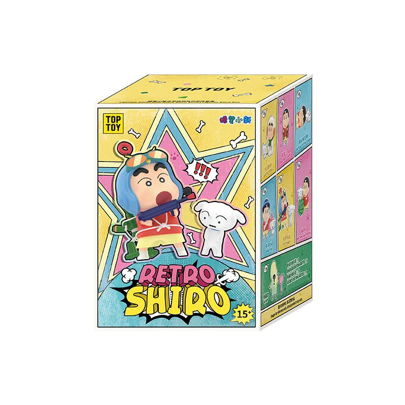 Toptoy Blind Box Crayon Shinchan Guzao White God Series Officieel gelicentieerd verzamelfiguur, accessoire speelgoed, afstudeercadeau