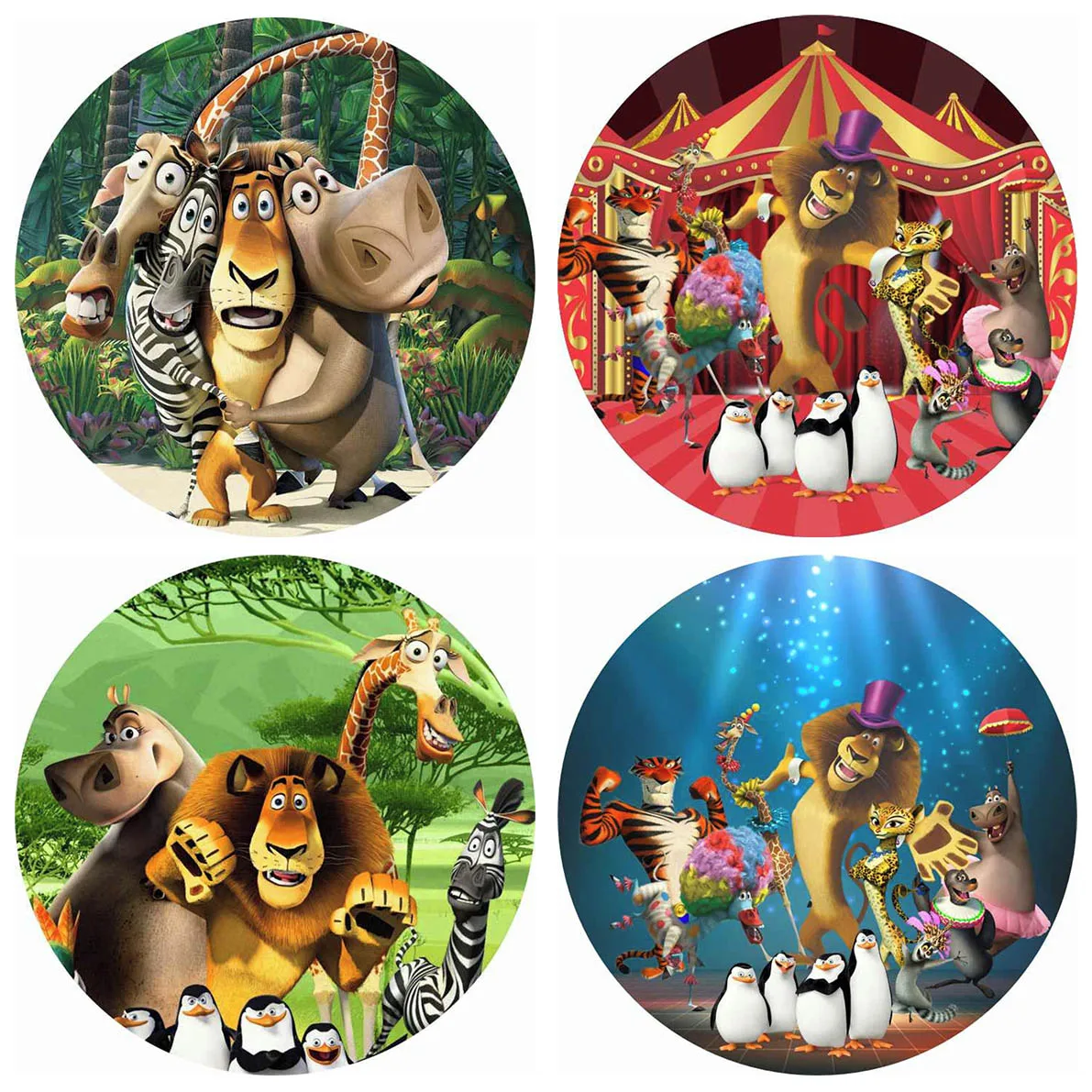 O que é um Painel Redondo Madagascar e como usá-lo em festas e eventos?