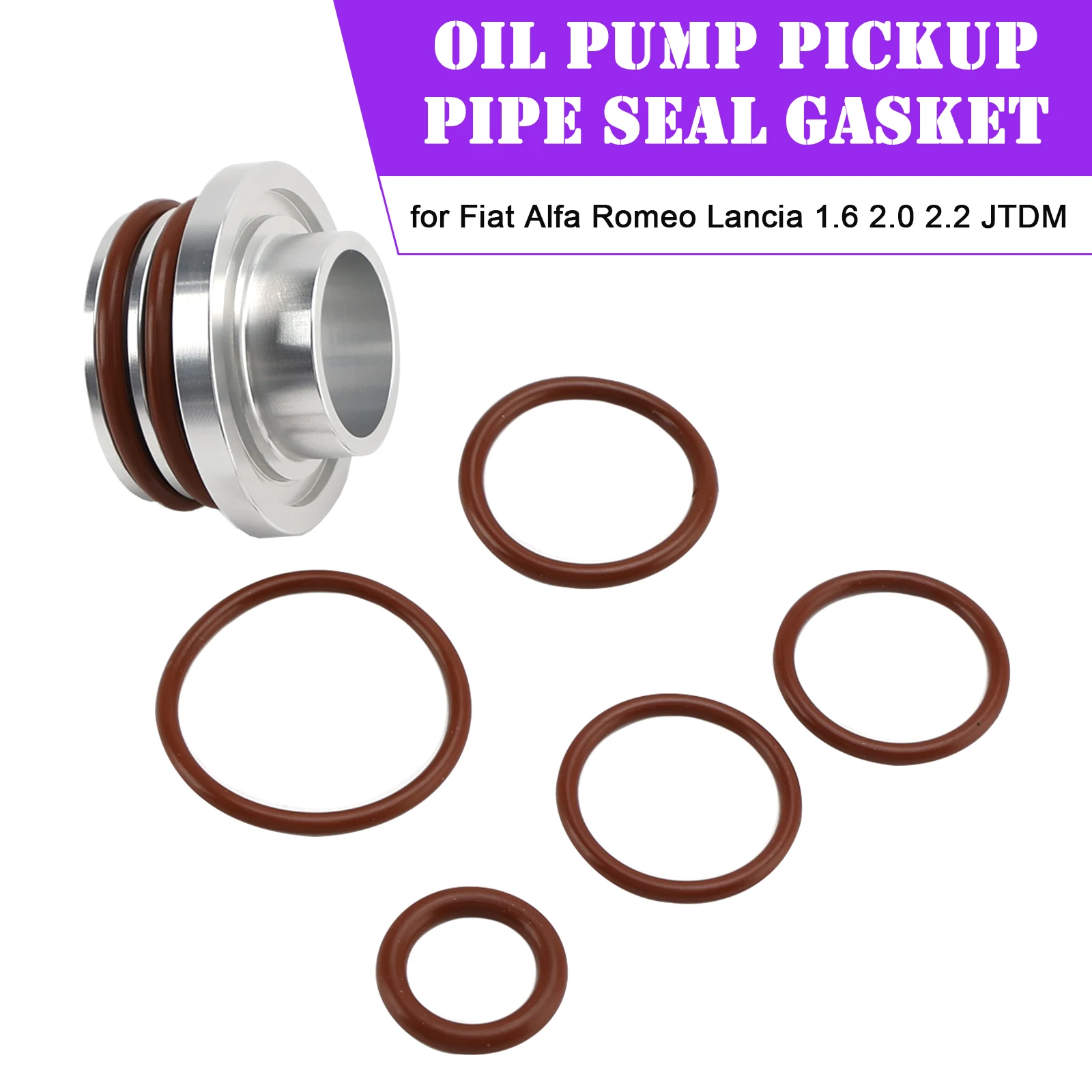 

Artudatech Oil Pump Pickup Pipe Seal Gasket for Fiat Alfa Romeo Lancia 1.6 2.0 2.2 JTDM