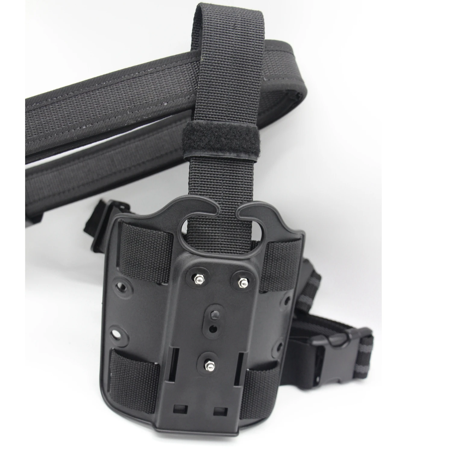 GL17 M9 SIG P226 Anti slip Handgun Holster Thigh Platform Shooting Hunting Accessories Falling Leg Holster Blade Adaptor
