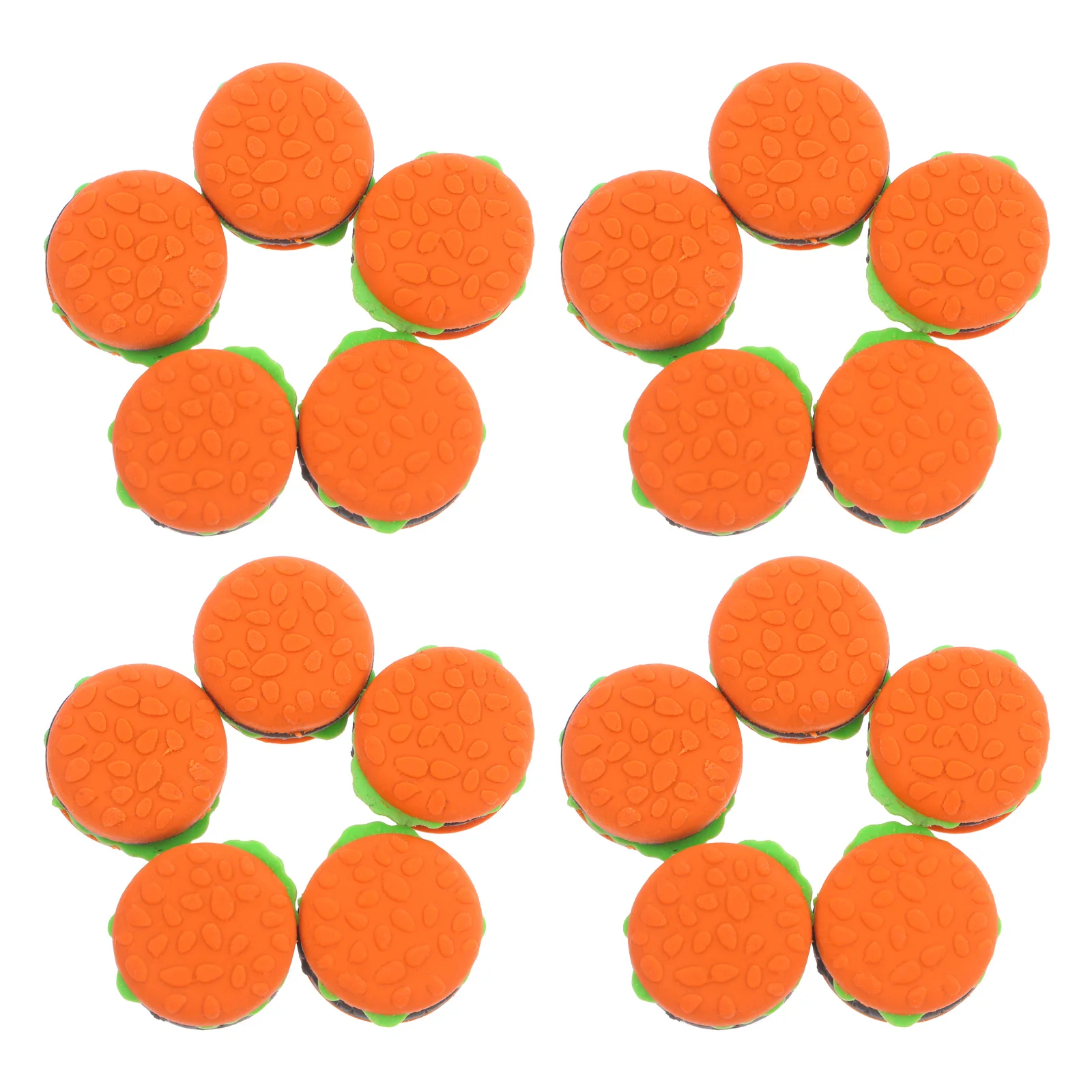 

30 Pcs Hamburger Eraser Cute Stationery Erasers Kawaii for Kids Classroom Prizes Fries