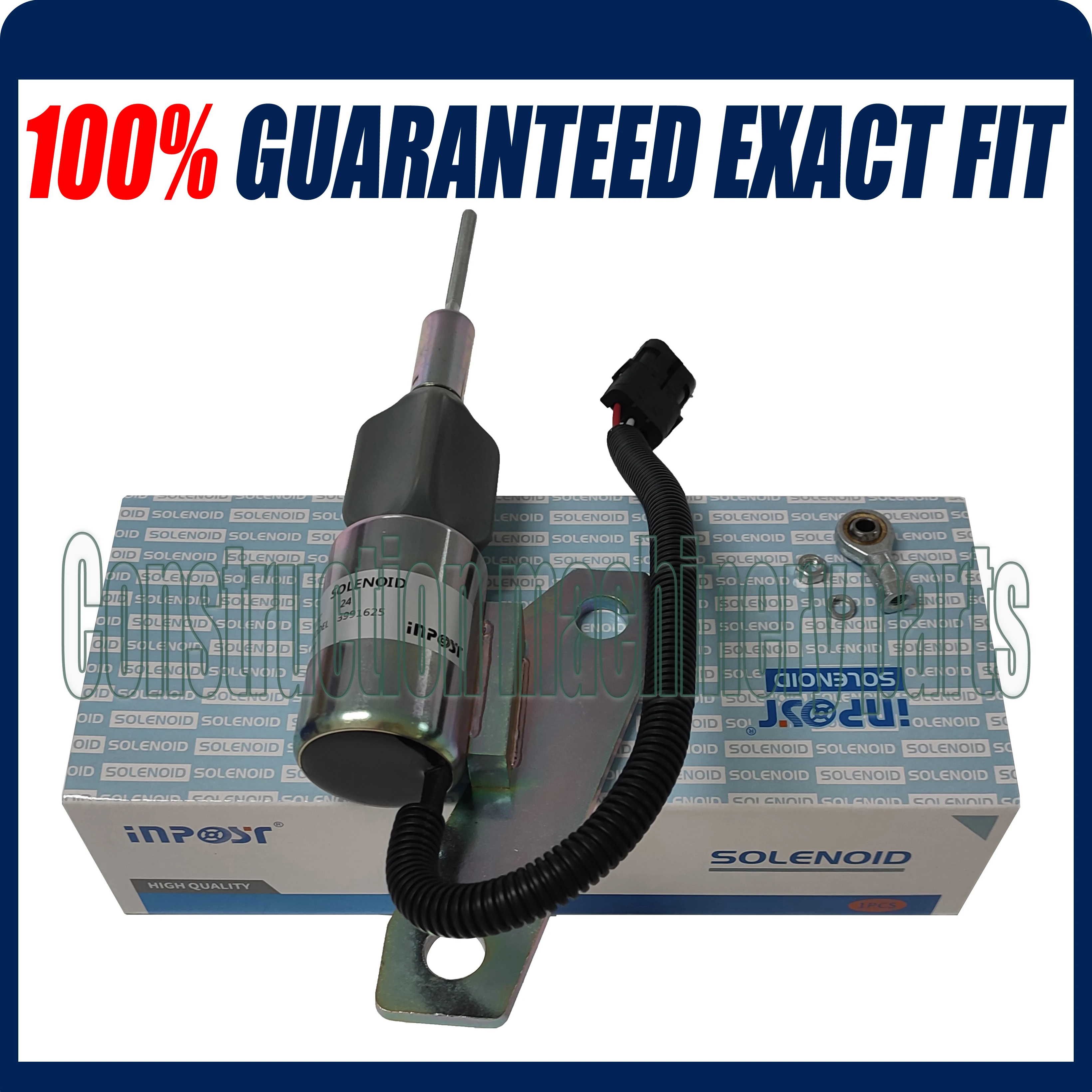 1pc-新しい遮断ソレノイドストップバルブカミンズ-3991625-sa4959-24-ヒュンダイ-24v-用