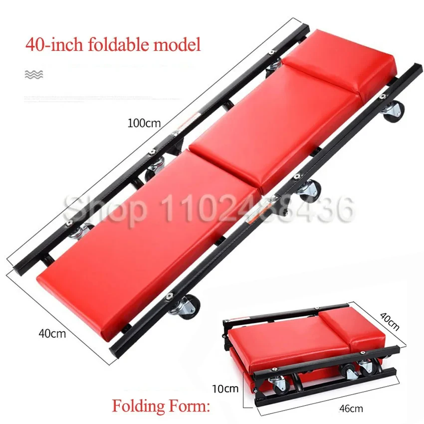 Car Maintenance Deck/Foldable Car Repair Work Stool/Lying Board/Auto Repair Special Tool