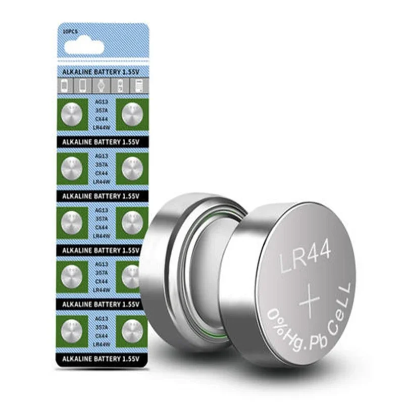 10-50 stücke 1,55 V ag13 Knopfzellen batterie rw82 sr1154 sp76 lr44 357a s76e g13 alkalische Taste für elektronische Fernbedienung der Uhr