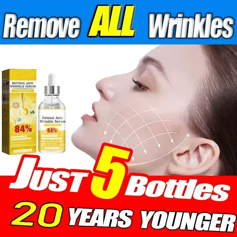 Retinol Instant WrinKLL Essence Moisturizing Fade Fine Lines Skin Face Serum Facial Skin Care Products