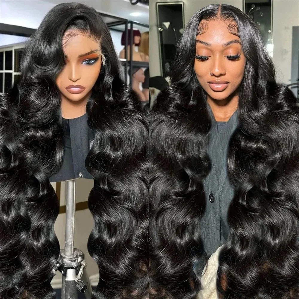 36 Inch Body Wave Transparent 13x4 13x6 Lace Front Human Hair Wigs Remy Raw Hair Brazilian Wavy 360 Lace Frontal Wigs For Women