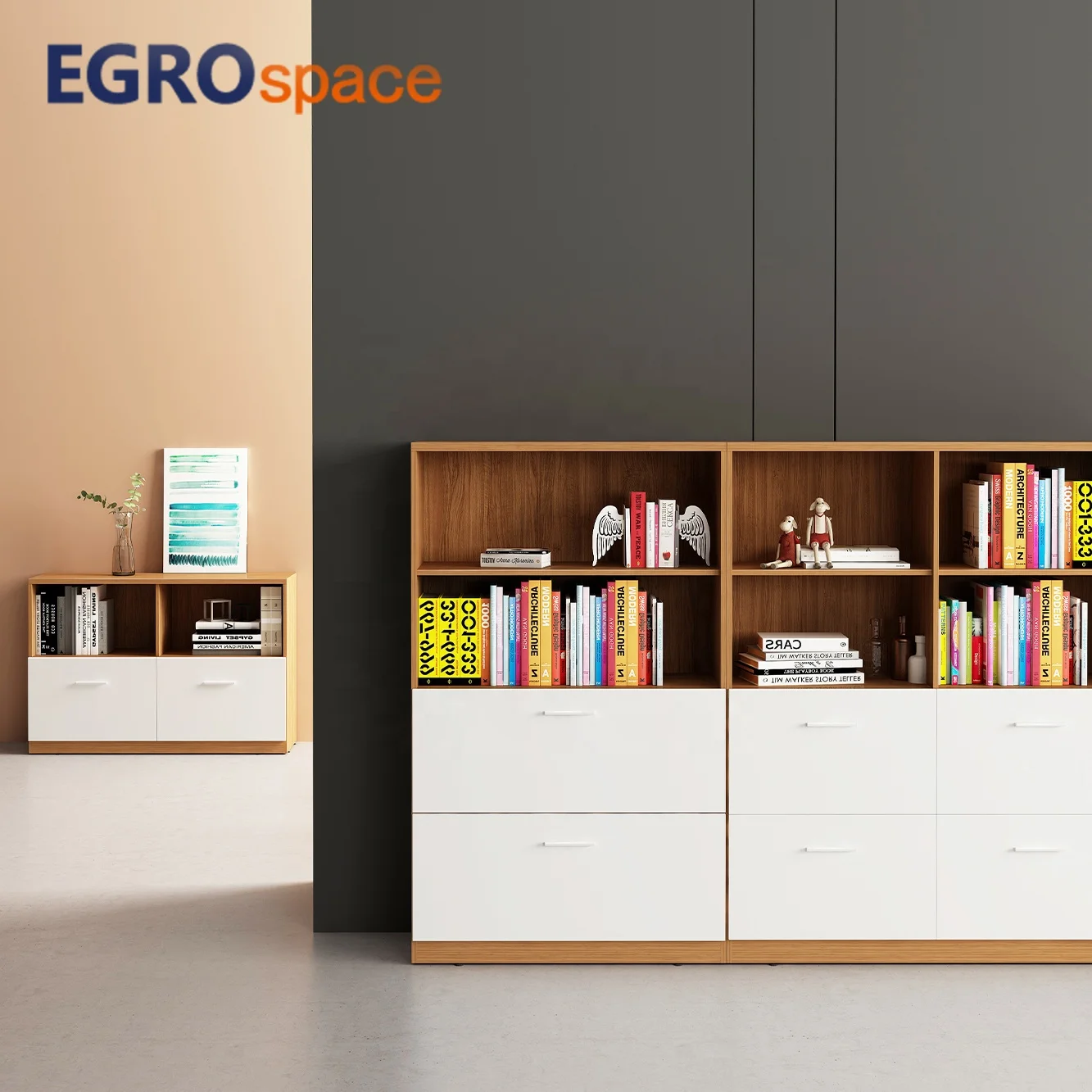 EGROspace Factory Wholesale Furniture Filing Drawer Wooden Panel Document Divider Office Storage Cabinet