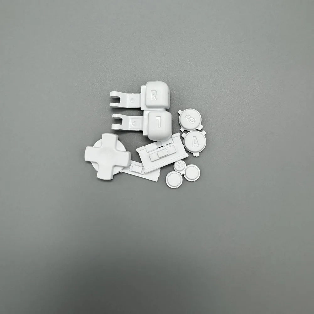 لون زر عملية AB الصليب D-الوسادة ل Gameboy مقدما SP GBASP ، مفتاح الاتجاه ، عالية الجودة