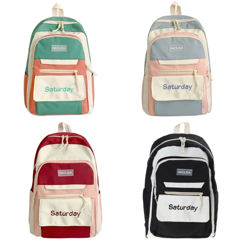 Fashion Women Backpack School Bags for Teenage Girls Nylon Student Daypack