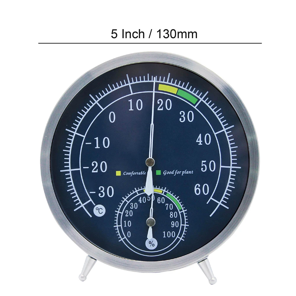 Household Thermometer Hygrometer Multifunctional Humidity Hygrometer Meter Indoor Outdoor Garden Greenhouse Wall Mounted