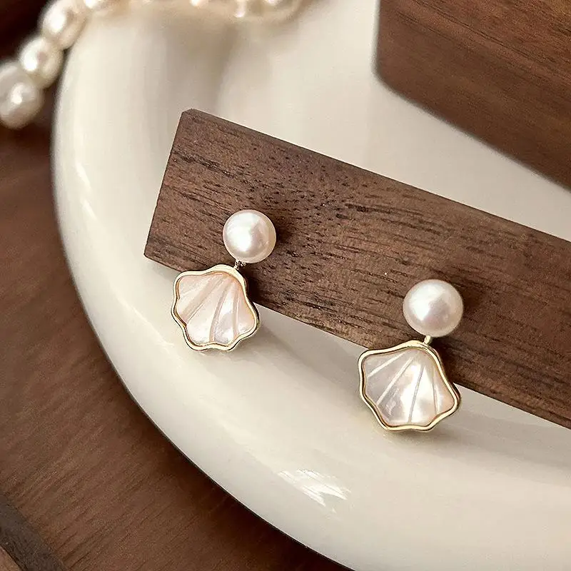 

Модные и романтические белые серьги Fritillaria, легкие роскошные элегантные серьги для женщин, вечерние, свадебные, ювелирные изделия высокого качества