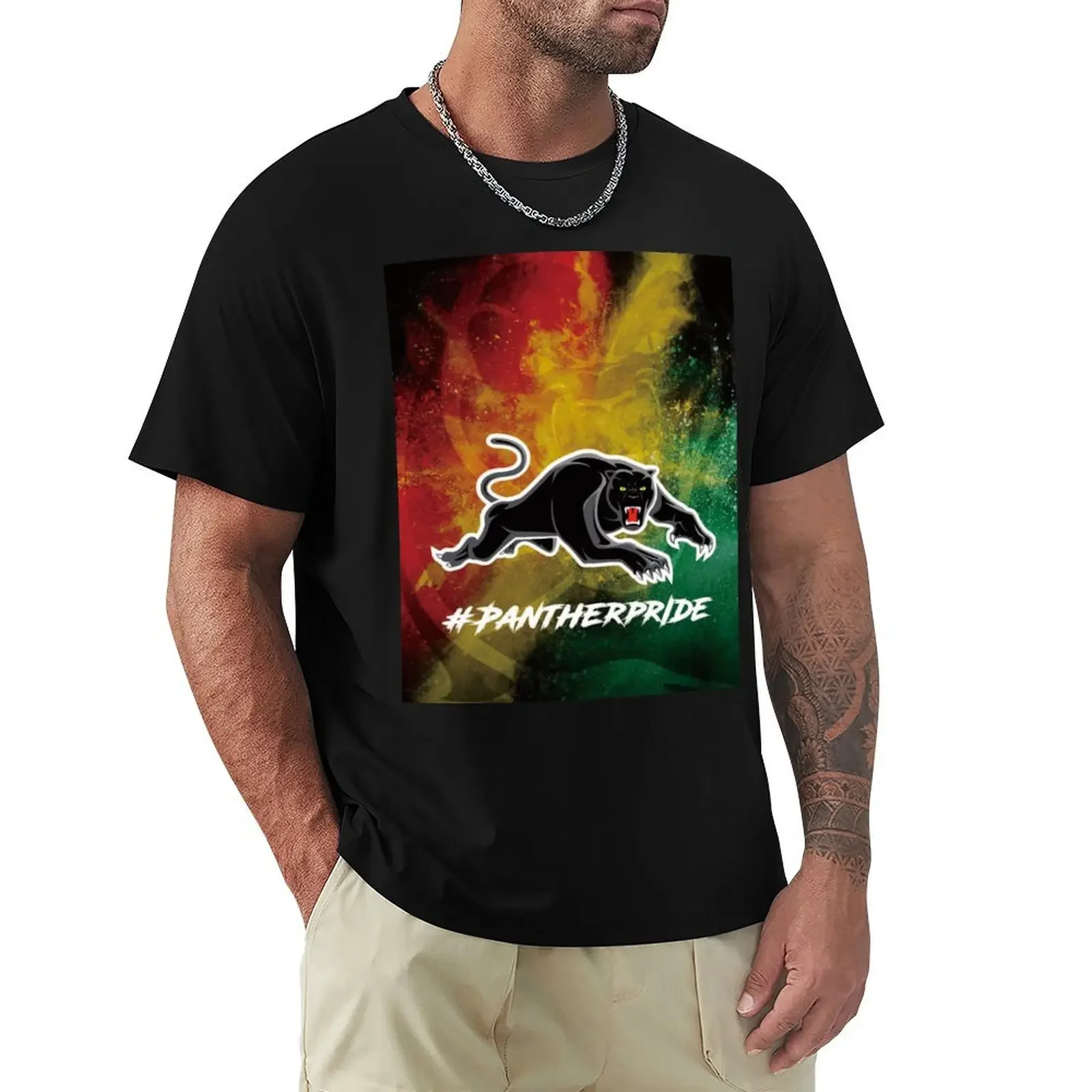 

penrith-panthers merch T-Shirt summer clothes vintage t shirts hippie clothes cotton t shirt men