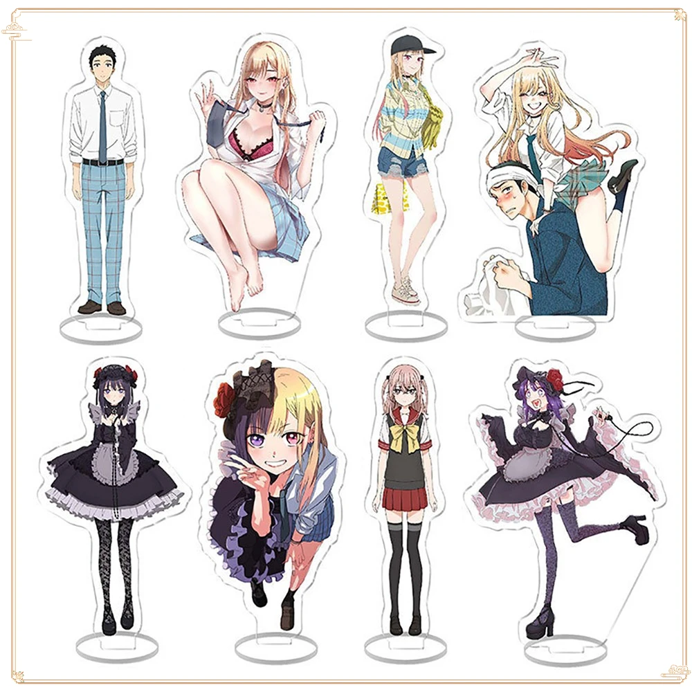 

Japanese Anime Cute Sweet Girl Creative Acrylic Figure Room Standing Plates Ornament Children's Birthday Collection Gifts Toys
