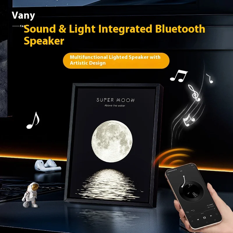 

Исцеляющее декоративное освещение Звуковая живопись Вход в гостиную Свет Роскошный премиум-класса из алюминиевого сплава Звуковая живопись Bluetooth