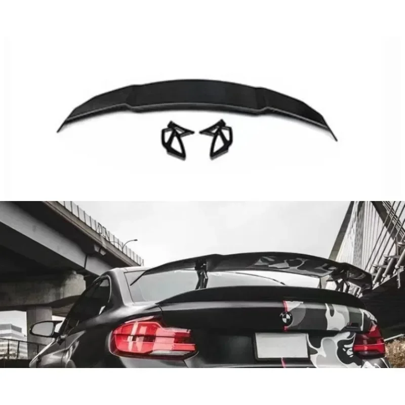 New! For BMW M2 M2C F87 Dry Carbon Fibre Spoiler Rear Wing Side Skirts Grille Rear Lip FRONT LIP Trim Front Canards Car Accessor