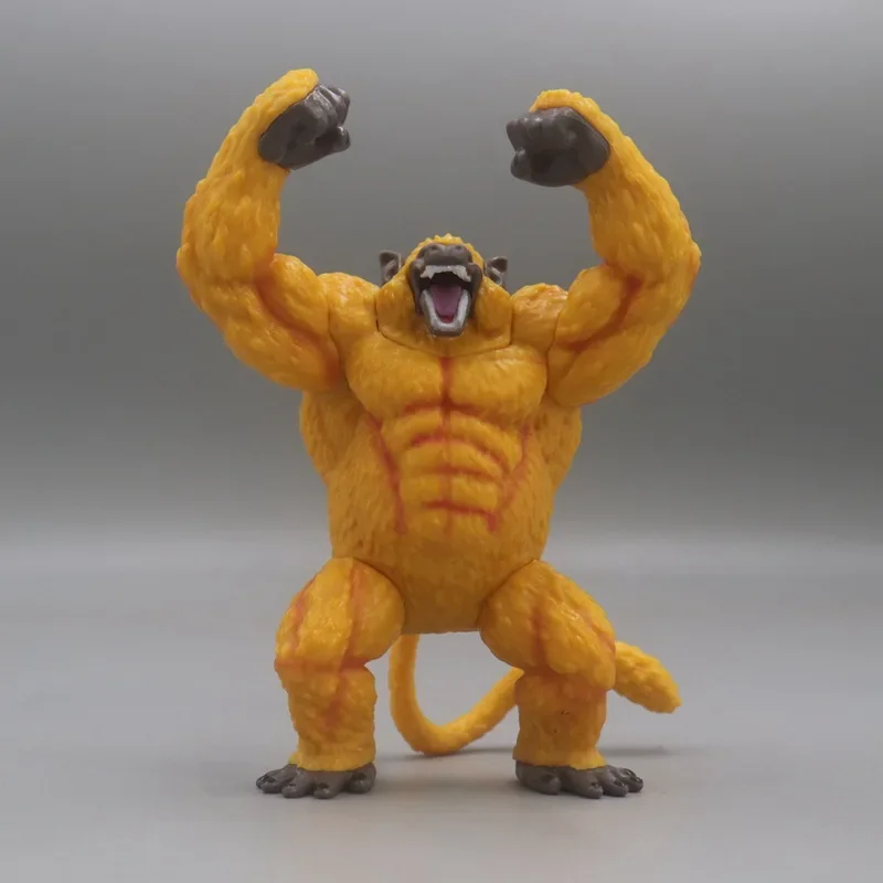 Anime Dragon Ball Super Saiyan Vegeta Goku golden Great Ape Gorilla Action Figure Collection Model car ornament Doll Toys gifts view 5