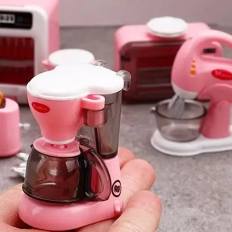

1Set 1:12 Dollhouse Miniature Coffee Machine Egg Beater Home Appliances Decor Toy Doll House Accessories