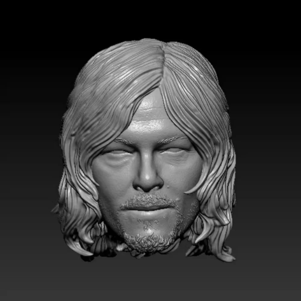 【30days Made】1/12 Scale Male Soldier Norman Dixon Original Character Unpainted/Painted Head Sculpt Fit 6''Action Figure Model