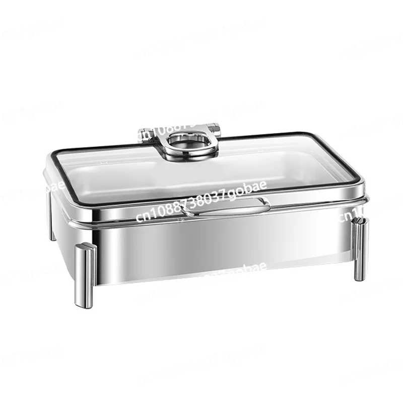 

304 Stainless Steel Luxury Hydraulic Buffet Furnace Visual Flip Electric Heating Insulation Furnace