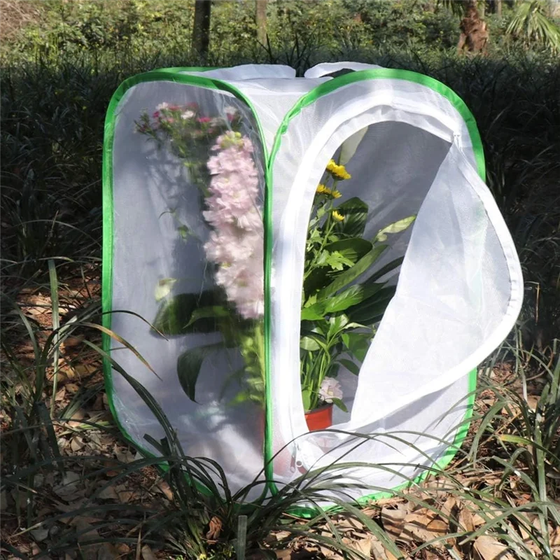 AB09-2-Pack Gabbia per habitat per insetti e farfalle Terrario - Custodia per farfalle (2 X 15,7 X 15,7 X 23,6 pollici) Facile da usare