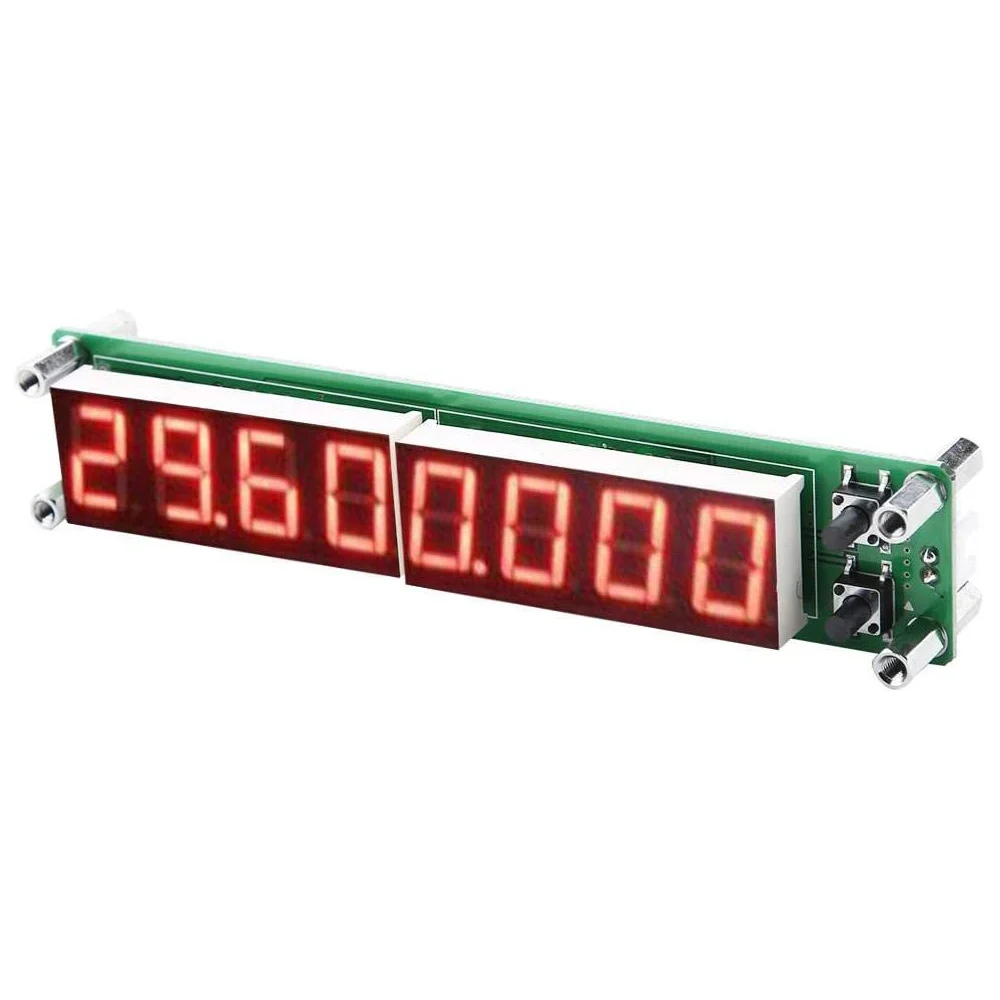 AT21-PLJ-8LED-H RF Signal Frequency Counter Cymometer Tester Module 0.1-1000Mhz, LED Digital Cymometer Frequency Meter