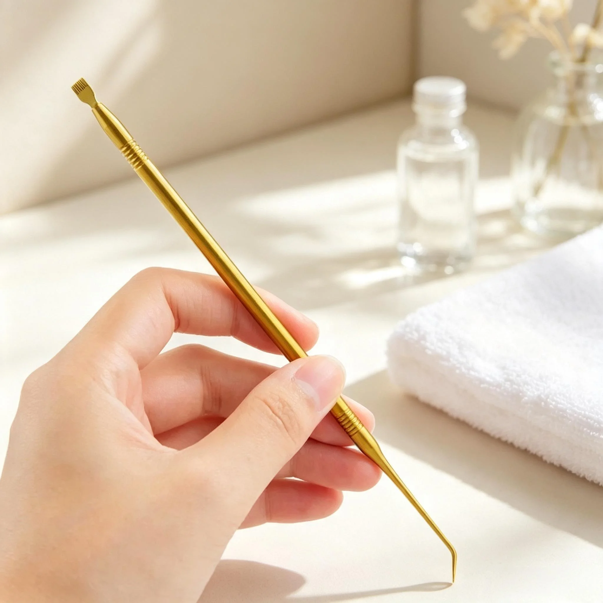 Eyelash Extension Cleaning - أدوات رفع وتجعيد الرموش من الفولاذ