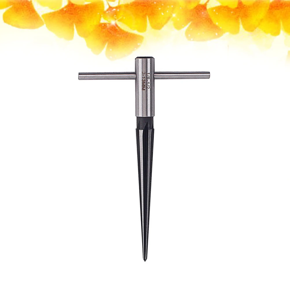 

3 -13mm Drill Tool 6 Fluted Chamfer Reaming Reamer Guitar Tools Luthier Cutting Handle for Conical