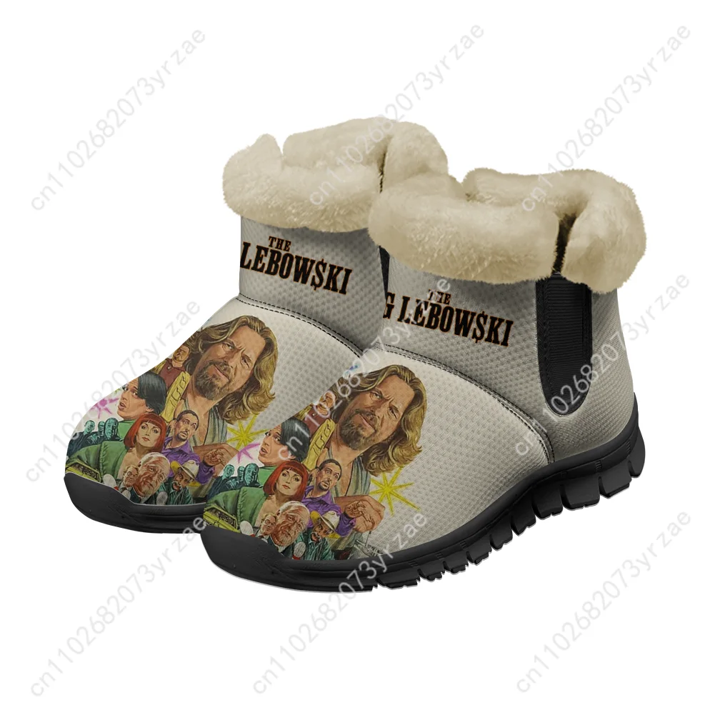 Зимние ботинки The Big Lebowski, мужские и женские теплые ботинки с подростком, модные повседневные легкие кроссовки высокого качества, обувь на заказ